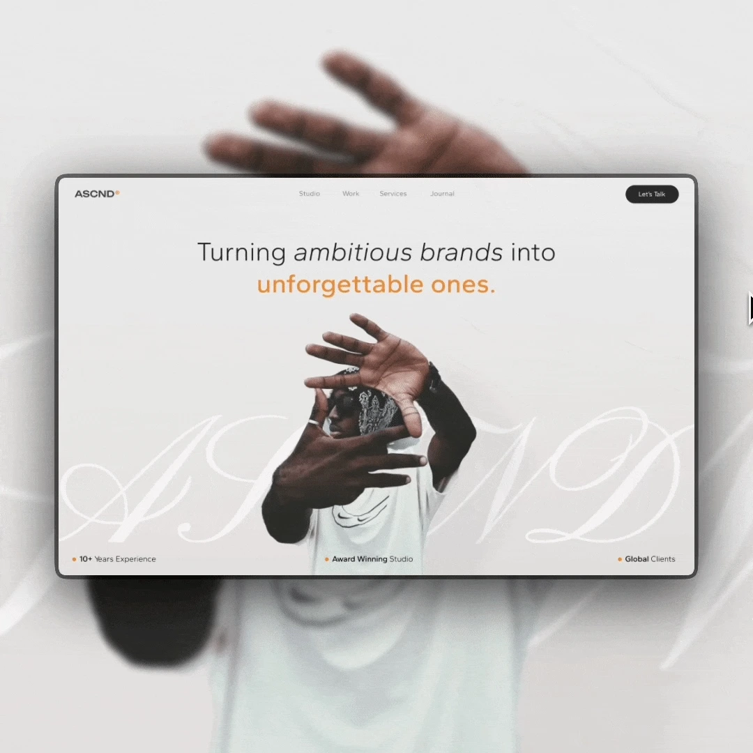 Ascnd — marketing firm website, coming soon