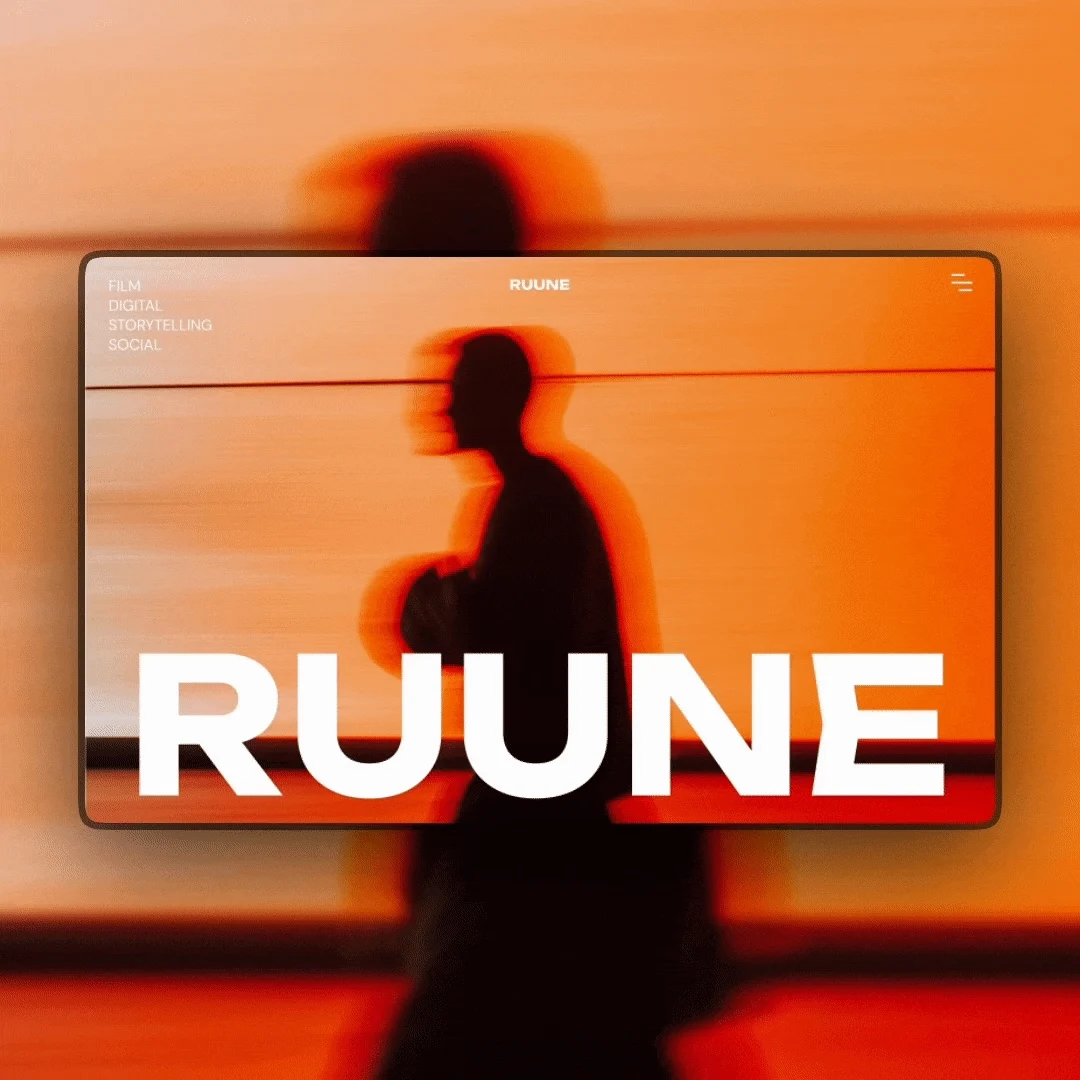 Ruune — creative media and film agency website, coming soon